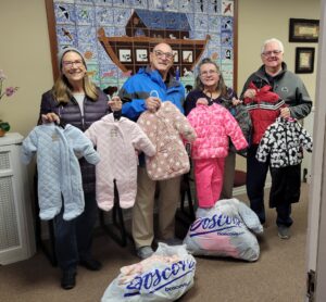 Last stop is NorthStar Women's Center, formerly LifeLine of Berks County. They were thrilled with receiving 71 coats for babies and toddlers!